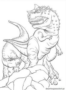 Read more about the article Desenhos de dinossauros para imprimir e pintar 106